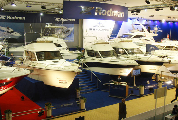 Large yachts on Rodman Exhibition Stand